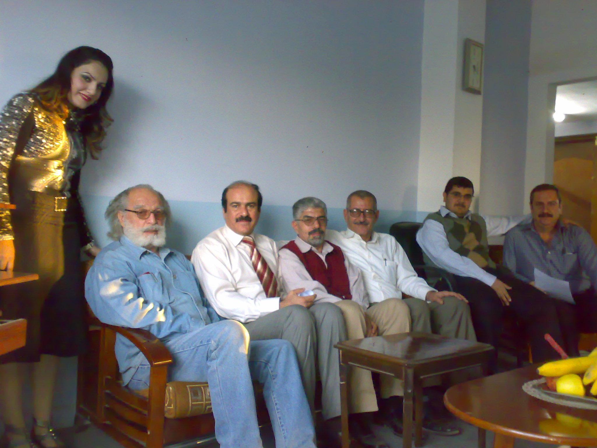 Meeting with artist Nidaa Kadhem to discuss the development of AL-Tahrir Square – 2010